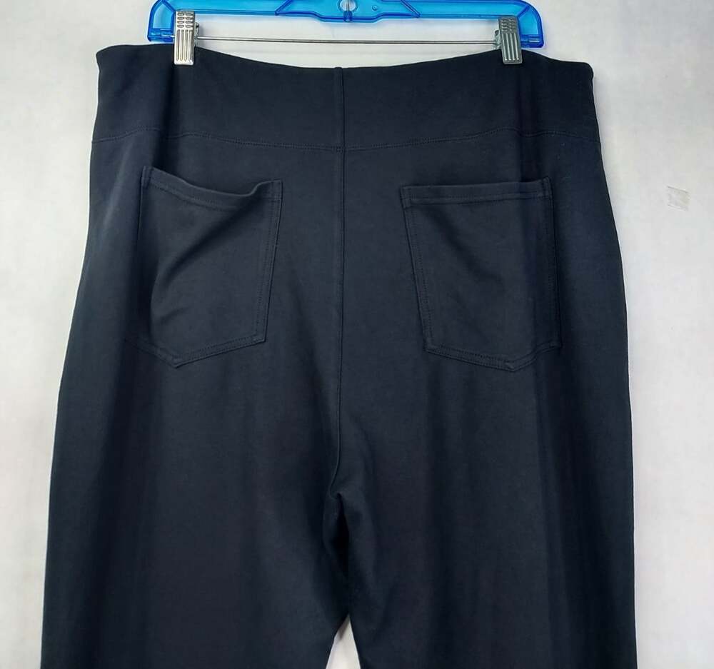 Halara Flex™ High Waisted Back Side Pocket Slight Flare Work Pants Sz XL Crop - Picture 9 of 16